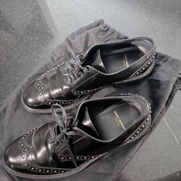 Saint Laurent Studded Derby Size 43 - Picture 8 of 8